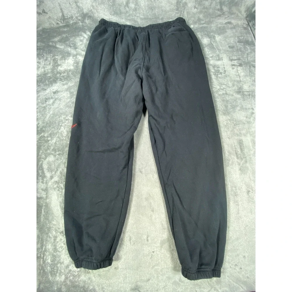 Nike Jordan Pants Mens 2XL XXL Flight Essentials Fleece Baseline Black Joggers